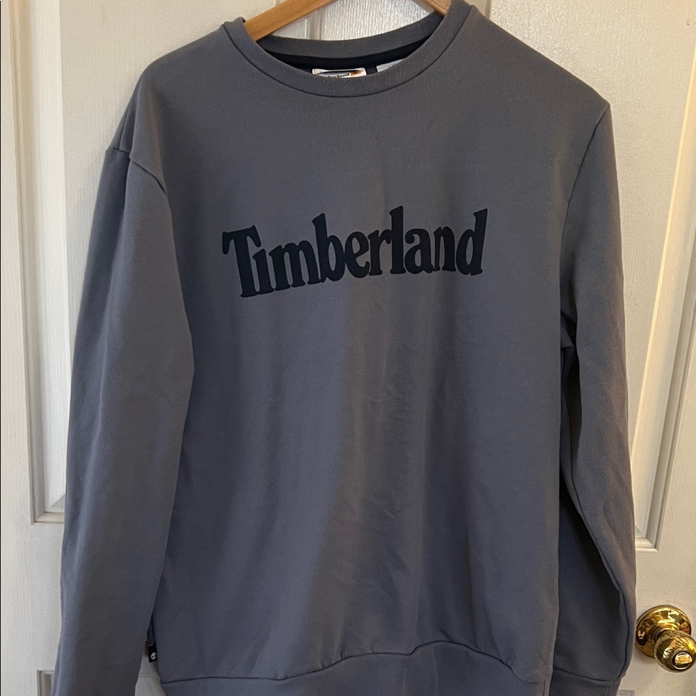 Timberland Men's Crewneck Sweater in Charcoal